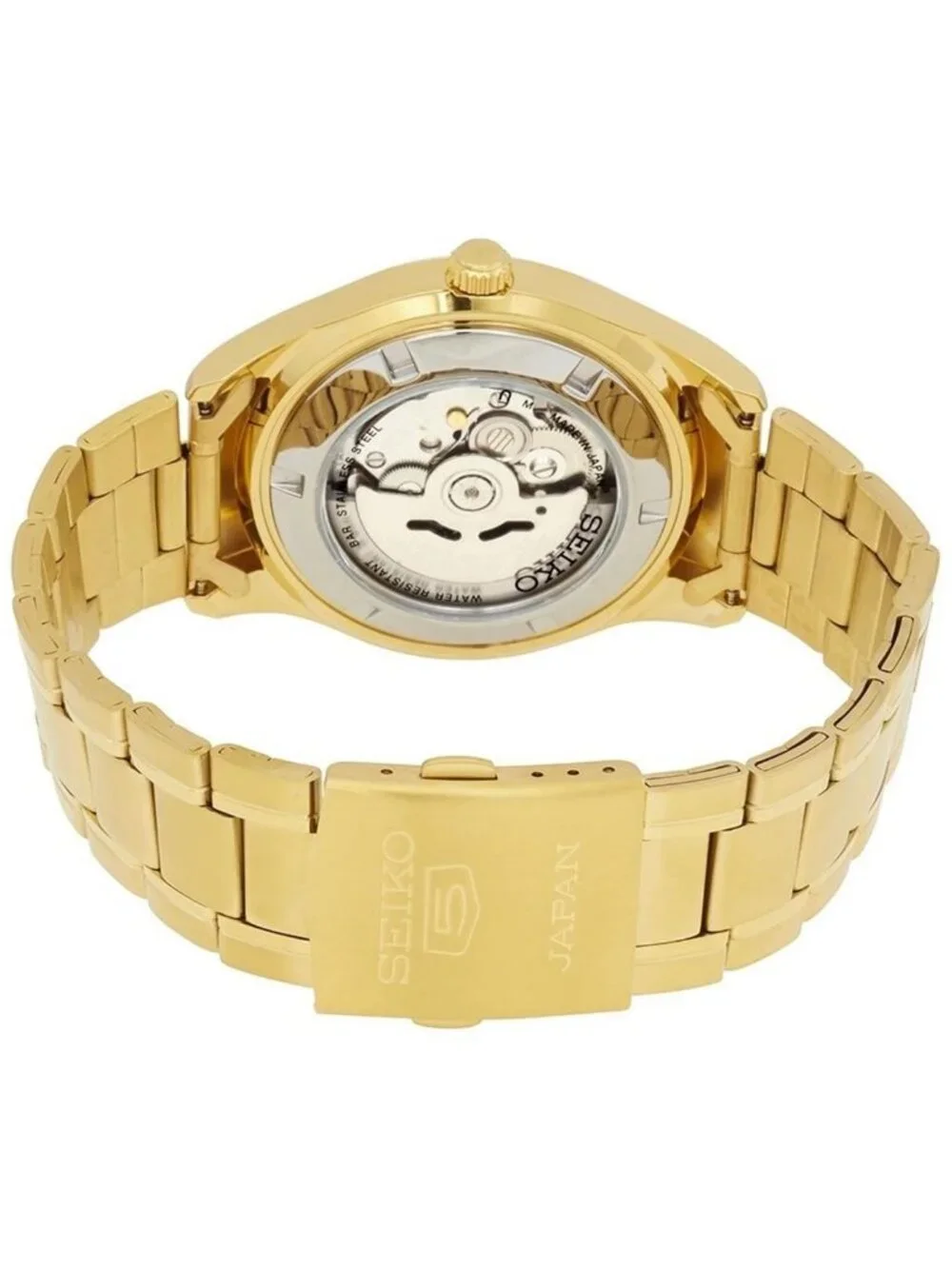 NWT Seiko 5 Automatic Gold Dial Men's Watch